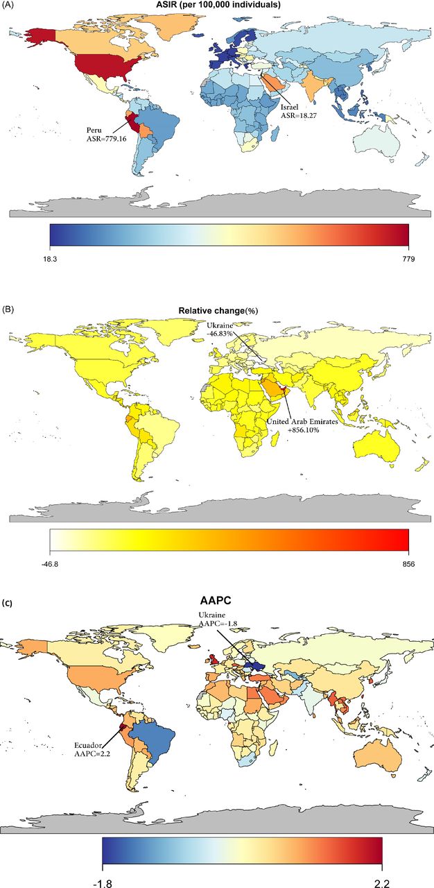 Global and regional burden of interstitial lung disease and pulmonary ...